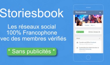 Storiesbook - Le réseau social 100% Francophone